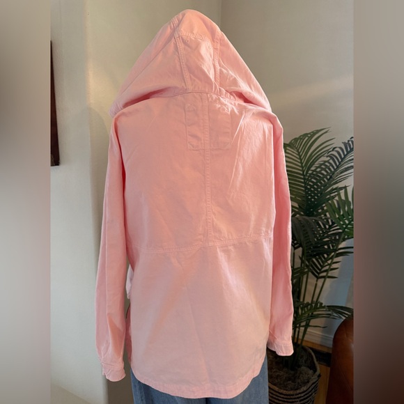 American Eagle Outfitters Light Pink Half Zip Pullover Jacket - Picture 3 of 8